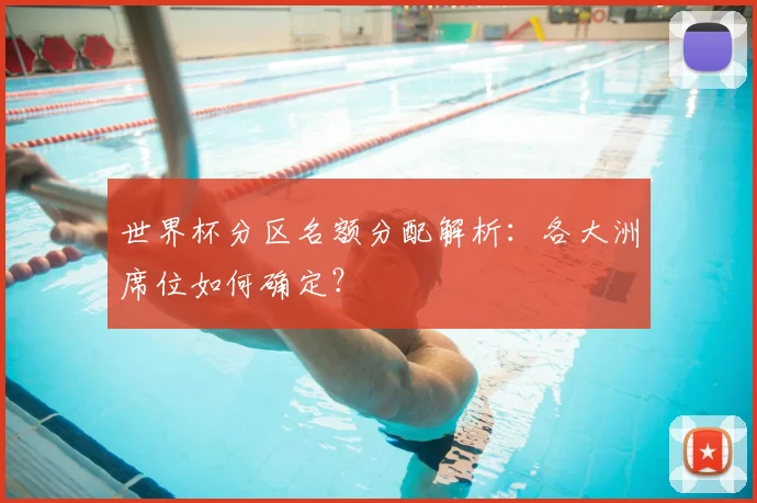世界杯分区名额分配解析：各大洲席位如何确定？